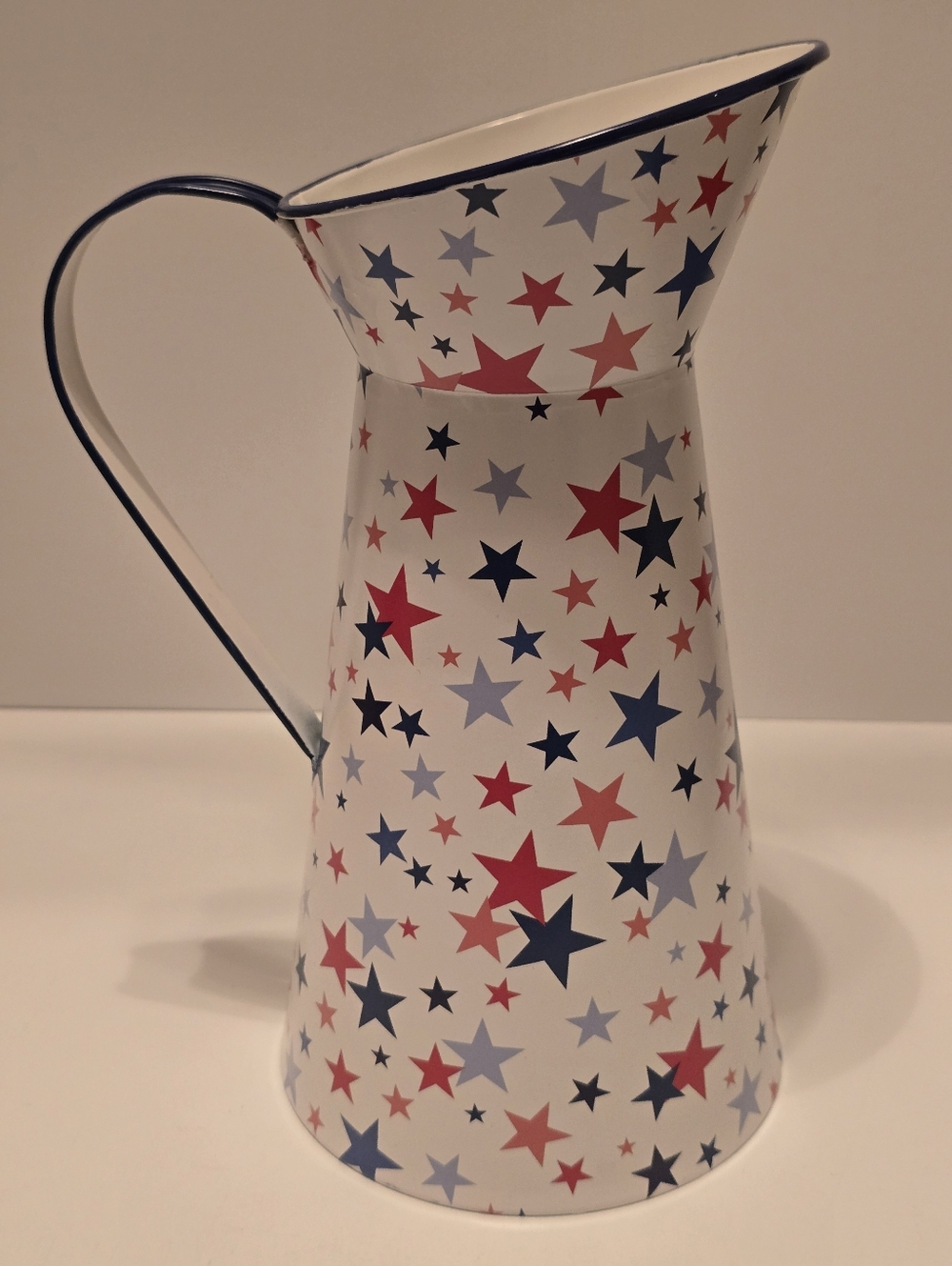 4th of July Metal Pitcher